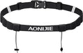 Azarxis Race Number Bib Belt - Adjustable Elastic Webbing with 6 Storage Loops for Runners | Men & Women