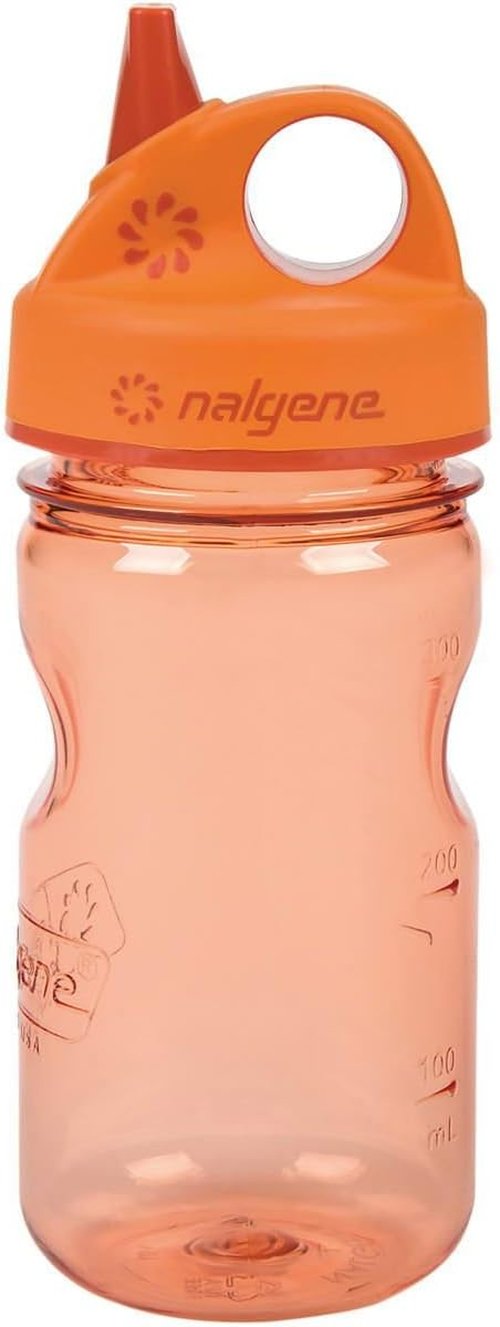 Nalgene Kids Grip-N-Gulp Water Bottle - Leak Proof Sippy Cup, Durable & BPA-Free, 12 Ounces