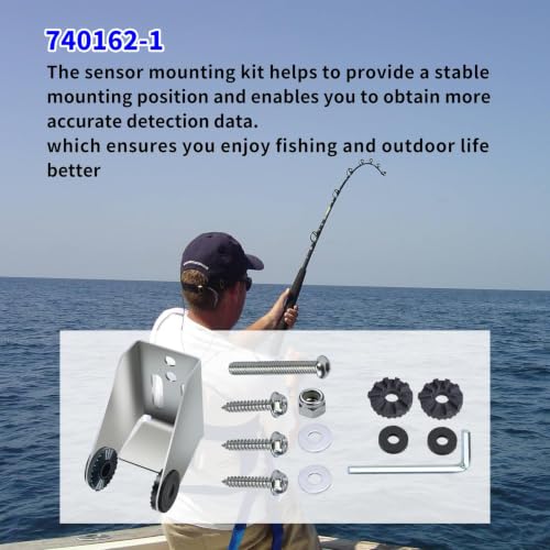 Marine Transom Bracket for XNT Transducer - Stainless Steel Mounting Hardware