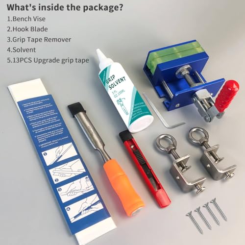 Crestgolf Blue Golf Club Repair Kit — Drill-Free & Easy Grip Regripping