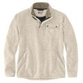Carhartt Men's Relaxed Fit Midweight Quarter-Zip Sweater Fleece Large Oat Milk