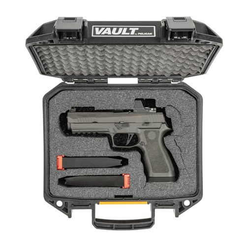 Pelican Vault Multi-Pistol Foam Case V100 - Single Pistol, Black