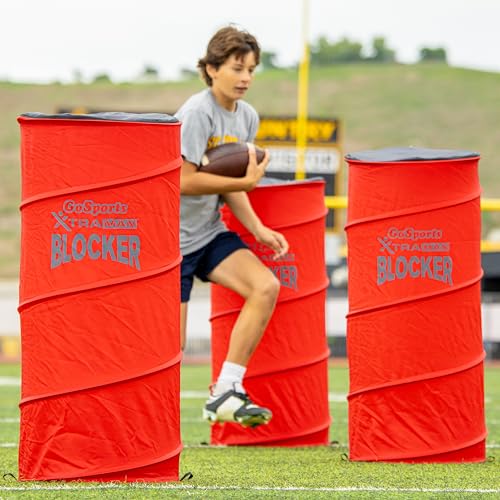 Multi-Sport Pop-Up Defenders Training Dummy Set for Basketball, Soccer & Football