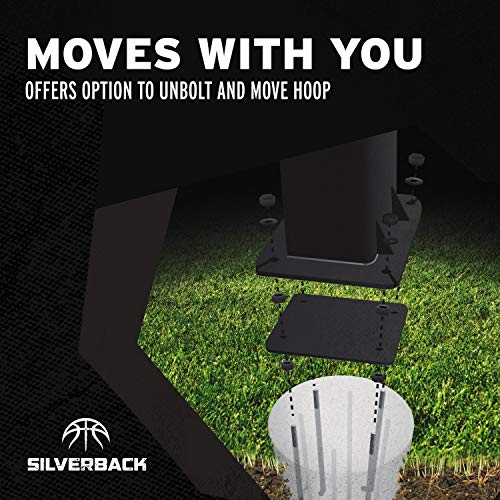 7-Inch Basketball Hoop Anchor Kit for Silverback, Goaliath & Hoopstar