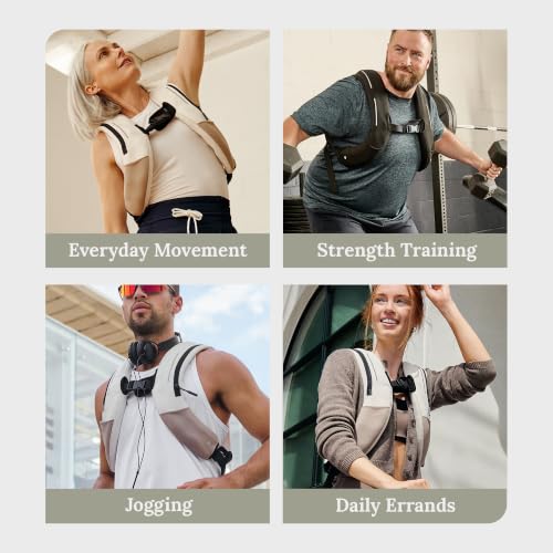 Limestone 20Lb Weighted Vest for Women & Men - Adjustable, Washable Fitness Gear