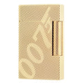 Gold 007 Style Brass Lighter with Crisp Ping Sound - Luxurious Gift-Ready