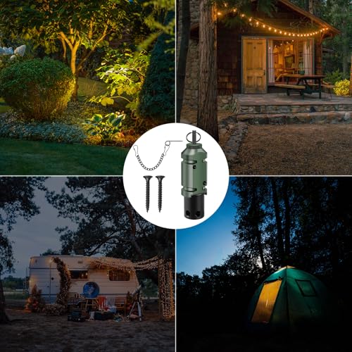 Wallace Forge 6-Pack 12 Gauge Camping Trip Wire Alarm with Screws - Outdoor Security