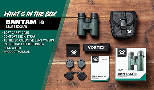Kids Binoculars 6.5x32 Youth Field of View Waterproof Shockproof Lightweight
