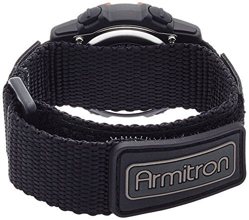 Armitron Sport Digital Chronograph Watch - Nylon Strap, Red