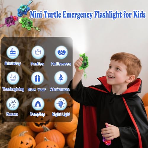 Rechargeable LED Mini Flashlight Keychain with 7 Modes & SOS Emergency Light