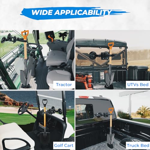 KEMIMOTO Tractor Glass Windshield Tool Holder with Suction Cup, Adjustable Angle