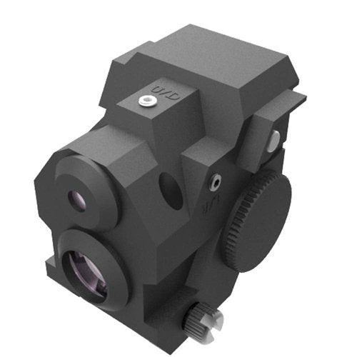 USA LASPUR Mini Tactical Sub Compact Rail Mount Laser Sight with High Lumen CREE LED Flashlight Light Integrated Combo with Strobe (Recharge +Green)