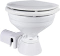 SEAFLO 12V Electric Marine Toilet - Compact Boating Head for Easy Installation and Use