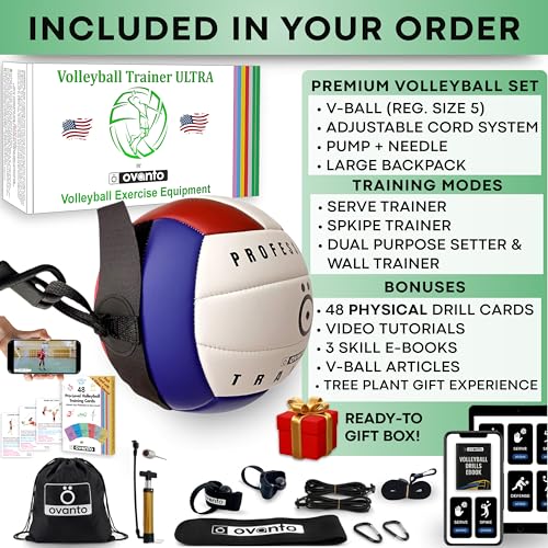 OVANTO VT ULTRA Volleyball Training Equipment Kit for Skill Development