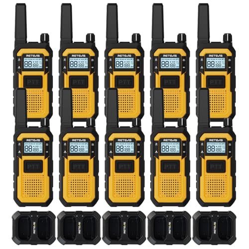 Retevis RB48 Heavy Duty Walkie Talkies with Dual Charger - Long Range Two-Way Radios