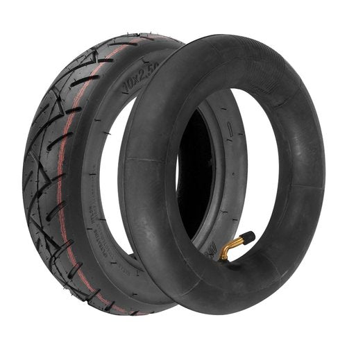 10x2.50 Tire + Inner Tube Set for 6” RIM 10" Scooter Wheels Electric Scooter Swagcycle Hover Board Smart Self Balancing Electric Scooters 36V 48V 400W 500W 800W Hub Motor