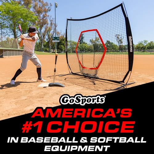 Pro 7ft x 7ft Baseball & Softball Hitting Net - Black, Drip or PRO, Practice & Pitching