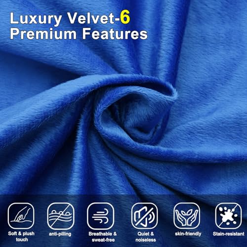 Lxotvae Blue 72x24x3 Inch Memory Foam Camping Mattress with Waterproof Non-Slip Bottom