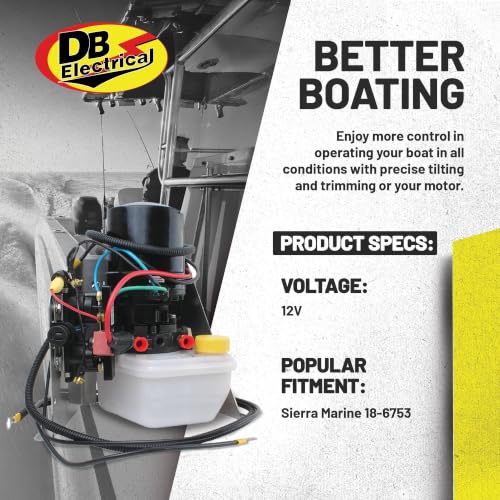 DB Electrical 430-22152 TRIM MOTOR for Mercury Mercruiser - Stainless Steel Frame, 12V, Engine Parts / Motor Starter