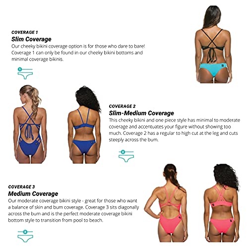 JOLYN Murray Peacock Women's Athletic One-Piece Swimsuit Medium Coverage