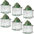 6 Pack Mosquito Head Net Bee Hat with Face Cover - Sun Protection for Outdoor Activities