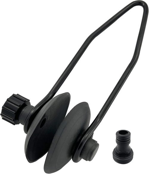 ISURE MARINE Universal Round Muff Motor Flusher - Efficiently Flush Sand, Silt & Salt | Boat Motor Care