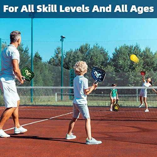 Pickleball Paddles Set of 4 with Balls & Towels - USAPA Approved, Lightweight