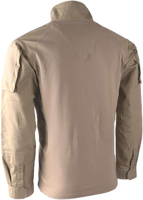 LA Police Gear Men's Combat Shirt - Lightweight Long Sleeve Tactical Uniform in Comfortable Fit