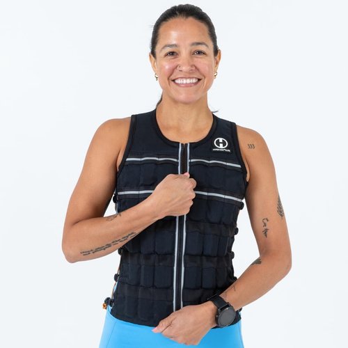 Hyperwear HyperVest ELITE Adjustable Weighted Vest - Thin Steel Weights & Stretch CORDURA Fabric | Ideal for Walking, Running, Strength Training