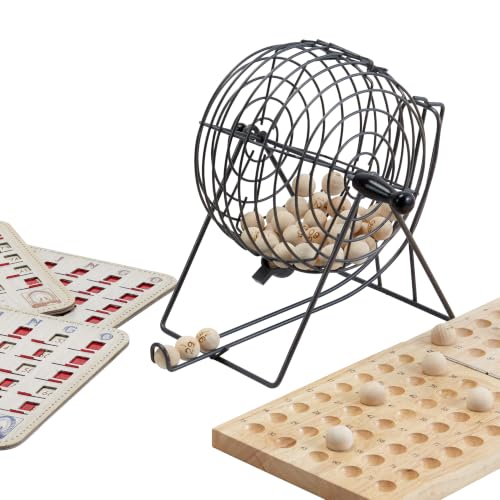 Front Porch Classics State Fair Bingo Game Set with Wooden Balls & Scoring Board