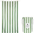 Dock & Bay Beach Towel - Quick Dry & Sand Free | Compact & Lightweight - 100% Recycled - Large Cayman Khaki