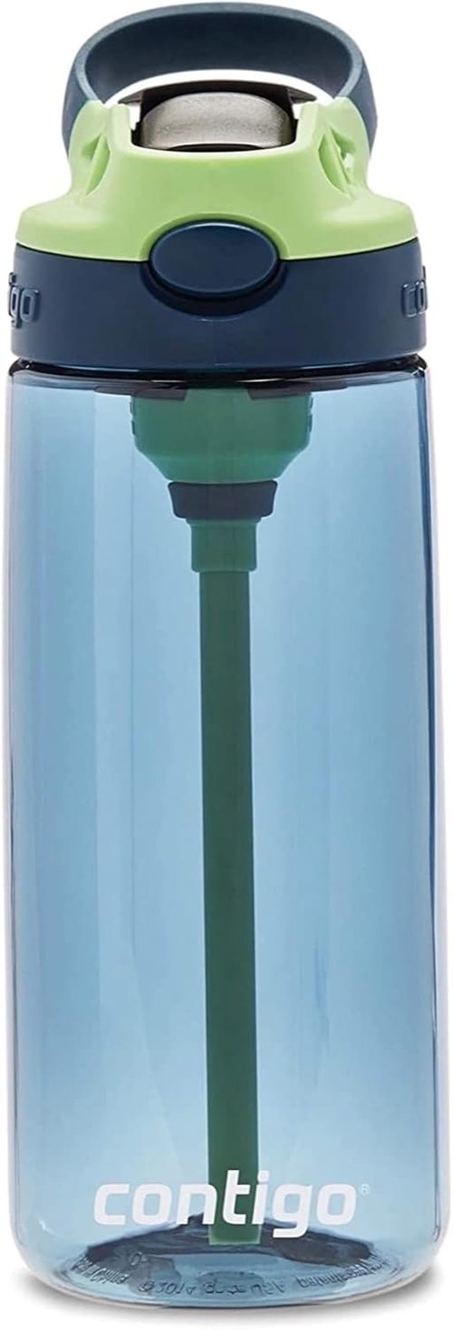 Contigo Kids Water Bottle - AUTOSPOUT Lid for Easy Drinking - 20oz Blueberry
