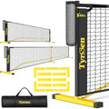 Portable Pickleball Net with Court Markers & Ball Collector - 22ft & 11ft Sizes, Carry Bag, Outdoor & Backyard Use - Variation of Pickleball Net with Court Markers