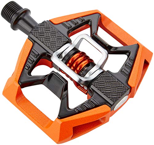 Crankbrothers Double Shot 2 MTB Hybrid Pedals Orange/Black - Durable, Versatile Bike Pedals