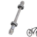Bicycle Wheel Hub Axle, Metal Road Bike Wheel Hub Axle Front Rear Solid Shaft Lever, BMX Bike Repair Tool Accessories, for Mountain BMX Bike (Rear axle 18cm)