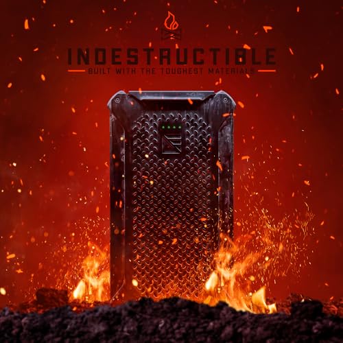 Dark Energy Poseidon Pro Black Portable Power Bank 10,000mAh Waterproof & Rugged