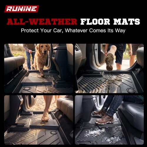 Toyota RAV4 Floor Mats Set 2019-2025 All Weather Custom Car Floor Liners