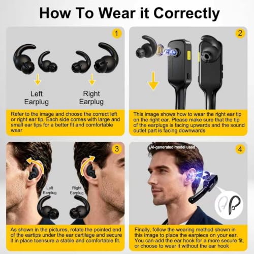 Wireless Mini Walkie Talkies with Noise Cancellation & Touch-to-Talk - 2 Pack