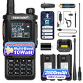 (4th Gen) TIDRADIO TD-H8 10W Ham Radio Handheld Kit with APP Programming - Black, 1 Pack