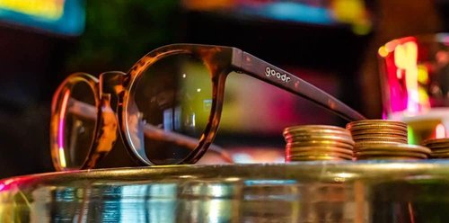 Goodr Insert Coin To Continue Blue Light Blocking Sunglasses - Stylish & Comfortable Fit