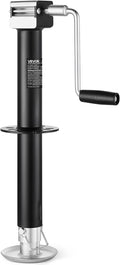 VEVOR 5000 lbs A-Frame Trailer Jack - 15-Inch Vertical Travel with Adjustable 7-Level Drop Leg & Drill Socket