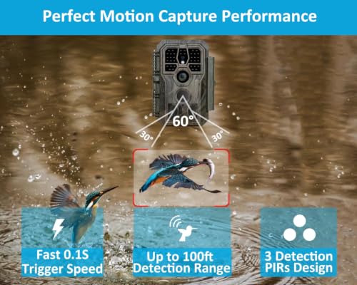 GardePro E5S 2-Pack Trail Camera - 64MP Photos & 1296P HD Video, Waterproof, Fast Trigger