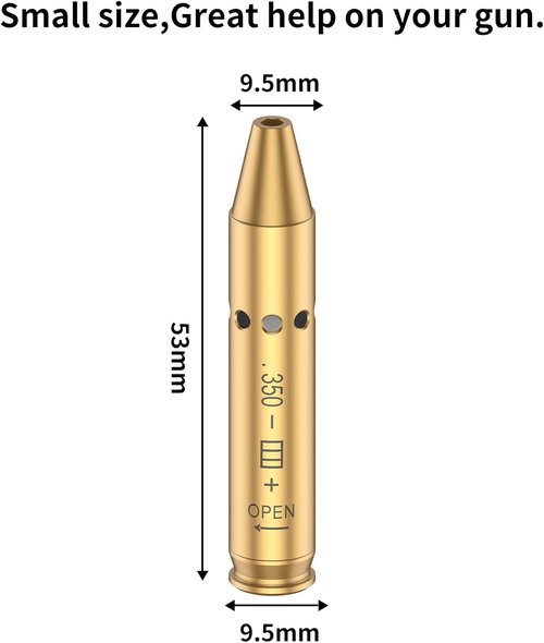 LGND Red Dot Boresighter - .350 Bore Sight Laser Sight with Batteries | 9x43mm Precision