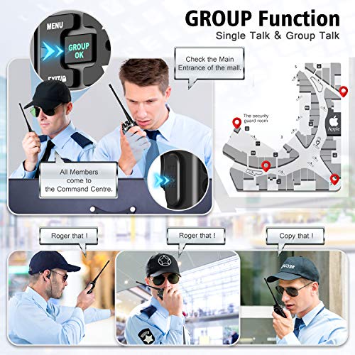 SAMCOM FPCN30A 1 Pack Long Range Two Way Radios with Earpiece & Charger