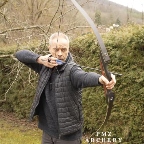 Recurve Bow and Arrow Set 45 lbs Coral Snake - 60 Inch Takedown Hunting Bow