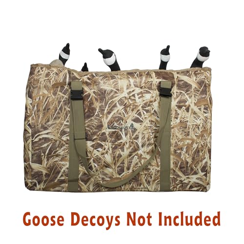Water-Resistant Goose Decoy Bag with 6 Slots and Camouflage Pattern