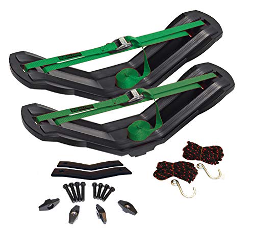 Kayak Roof Rack Carriers with Universal Mounting Hardware - 150 lb Capacity