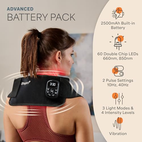 Red Light Therapy Belt - Dual Chip LED, Extra Small, Black