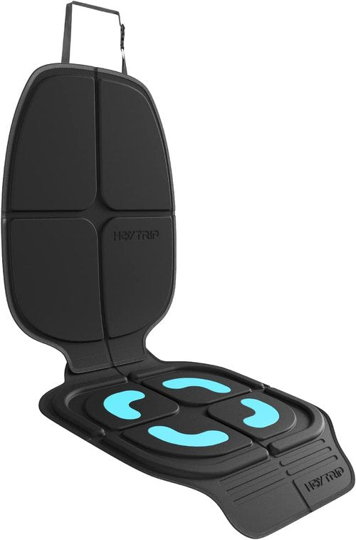 Heytrip Car Seat Protector - Waterproof, Non-Slip Design for 0-12 Years Old | Fits Most Car Seats (Black/Blue)