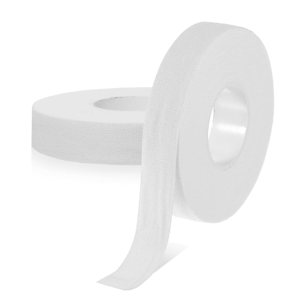 2 Rolls White Athletic Tape, Sport Finger Tape, Extra Strong Climbing Tapes 0.5-Inch X 32.8 Feet for Fingers Hands Toes Rock Climbing Volleyball Football
